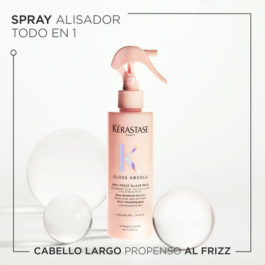 Spray Termo Protector Suavizante Todo en Uno Kérastase Gloss Absolu Anti-Frizz Glaze Milk 190ml