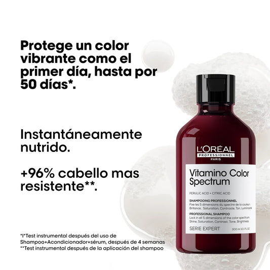 Shampoo L'Oréal Professionnel Vitamino Color Spectrum Protección del color 300 ml