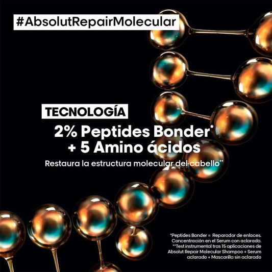 Mascarilla Leave-in LOréal Professionnel Absolut Repair Molecular reparación 100ml
