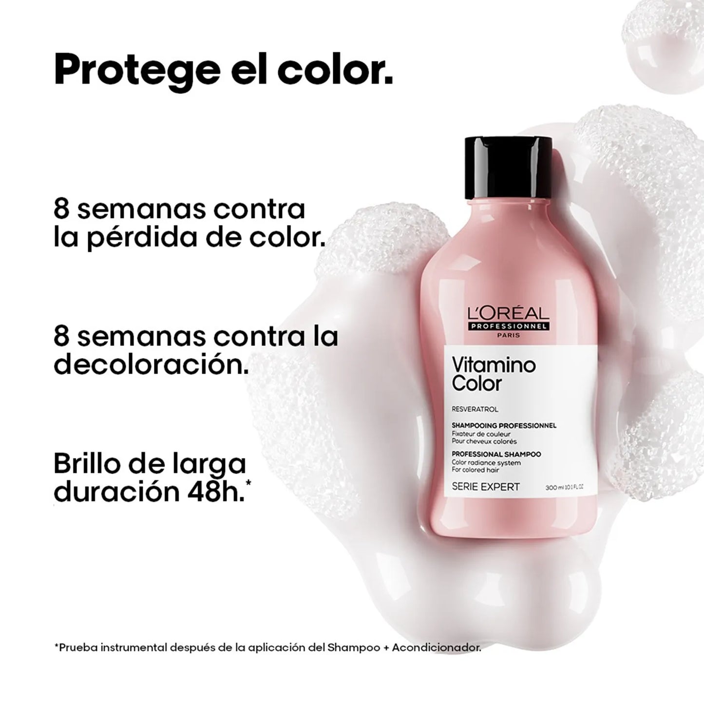 Shampoo LOréal Professionnel Vitamino Color protección cabello con color 300ml