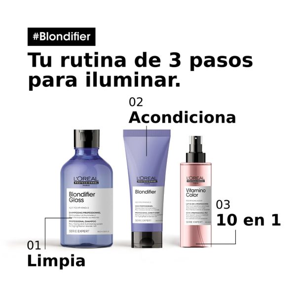 Shampoo Blondifier Gloss Cuidado Rubios 300ml