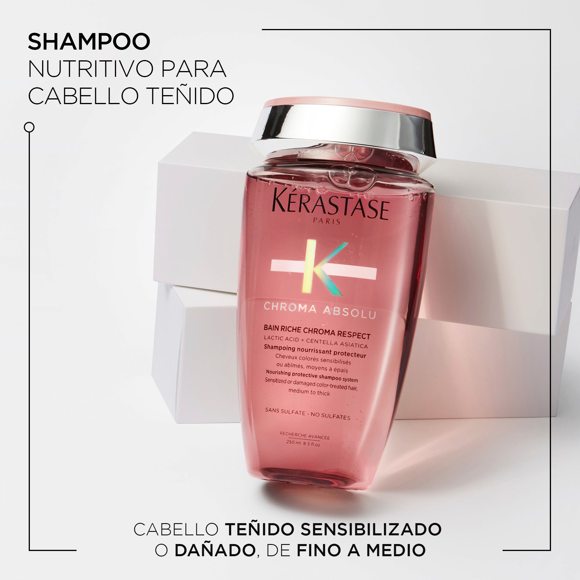 Shampoo Bain Riche Chroma Respect 250 ml