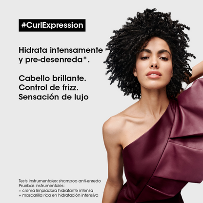 Shampoo Hidratante en Crema para Pelo Rizado Curl Expressión L’Oreal Serie Expert 300ml