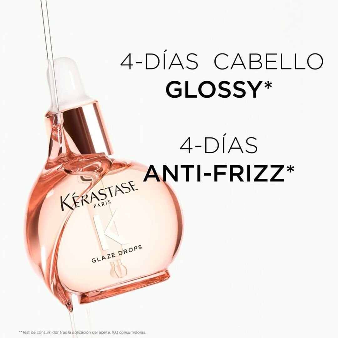 Aceite Ligero Anti Frizz Brillo Intenso Kérastase Gloss Absolu Glaze Drops 45ml