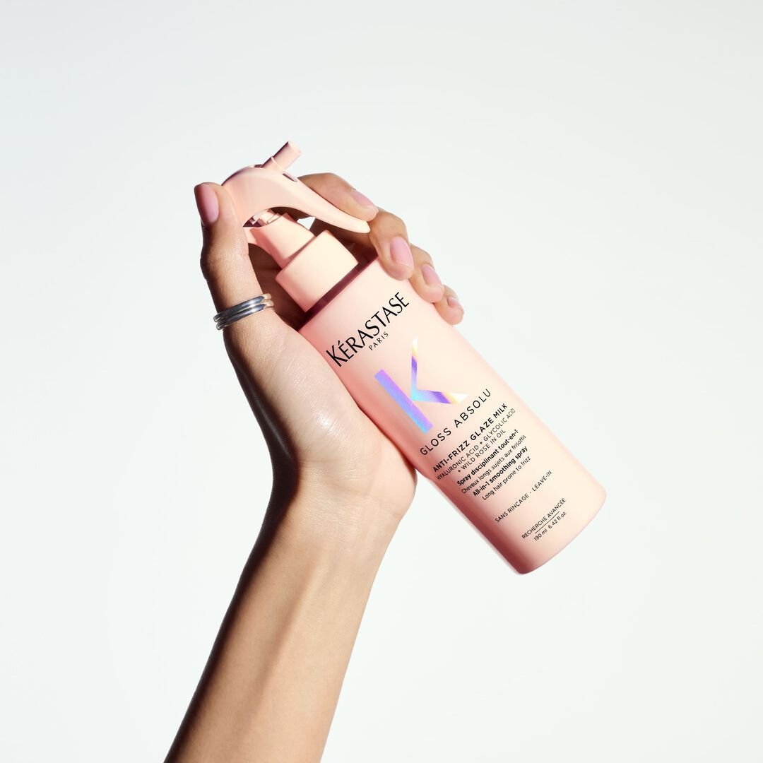 Spray Termo Protector Suavizante Todo en Uno Kérastase Gloss Absolu Anti-Frizz Glaze Milk 190ml