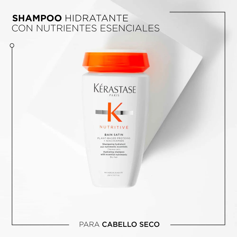 Shampoo Nutritive Bain Satin nutrición cabello ligeramente seco – Kérastase 250ml