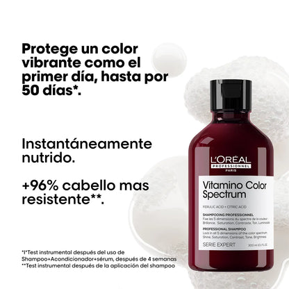 Shampoo L'Oréal Professionnel Vitamino Color Spectrum Protección del color 300 ml