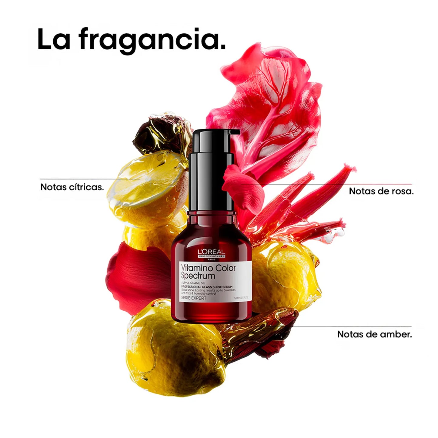 Sérum capilar L'Oréal Professionnel Vitamino Color Spectrum Glass Shine Protección del color 50 ml