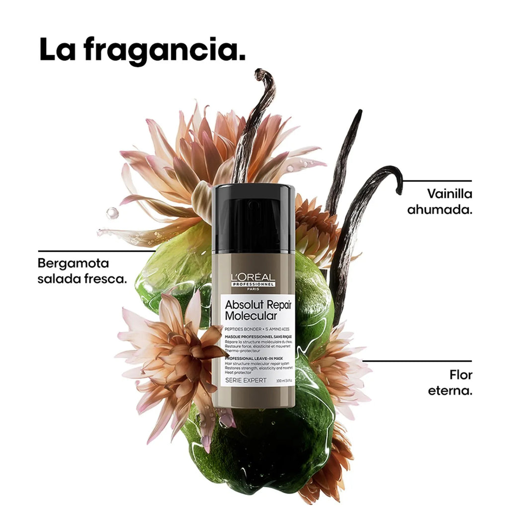 Mascarilla Leave-in LOréal Professionnel Absolut Repair Molecular reparación 100ml