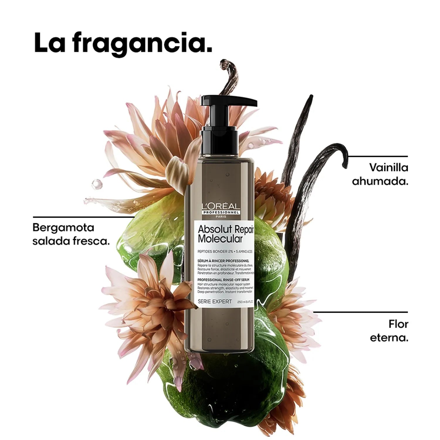 Tratamiento reparador en Serúm LOréal Professionnel Absolut Repair Molecular 250ml