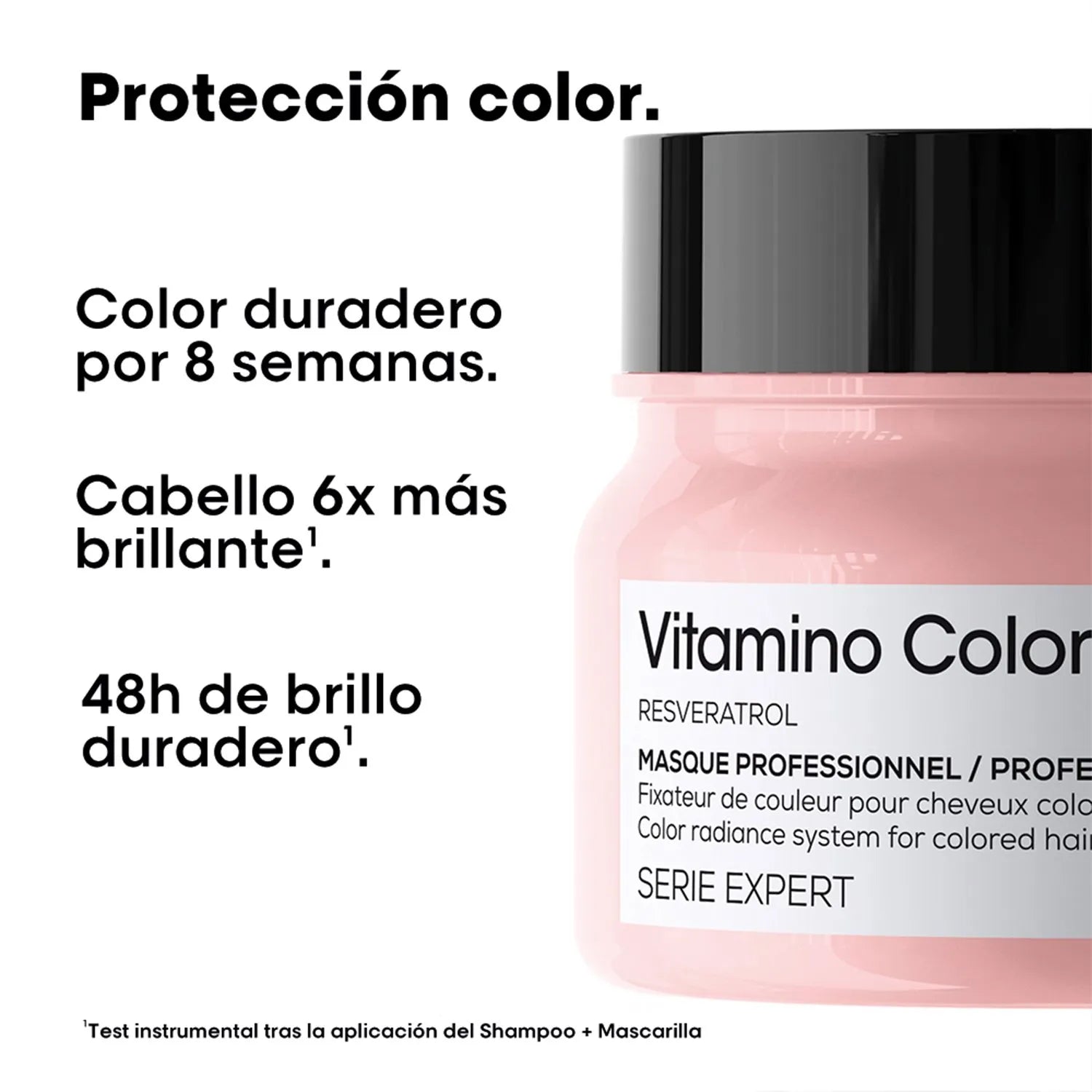 Mascarilla LOréal Professionnel Vitamino Color protección color 250ml