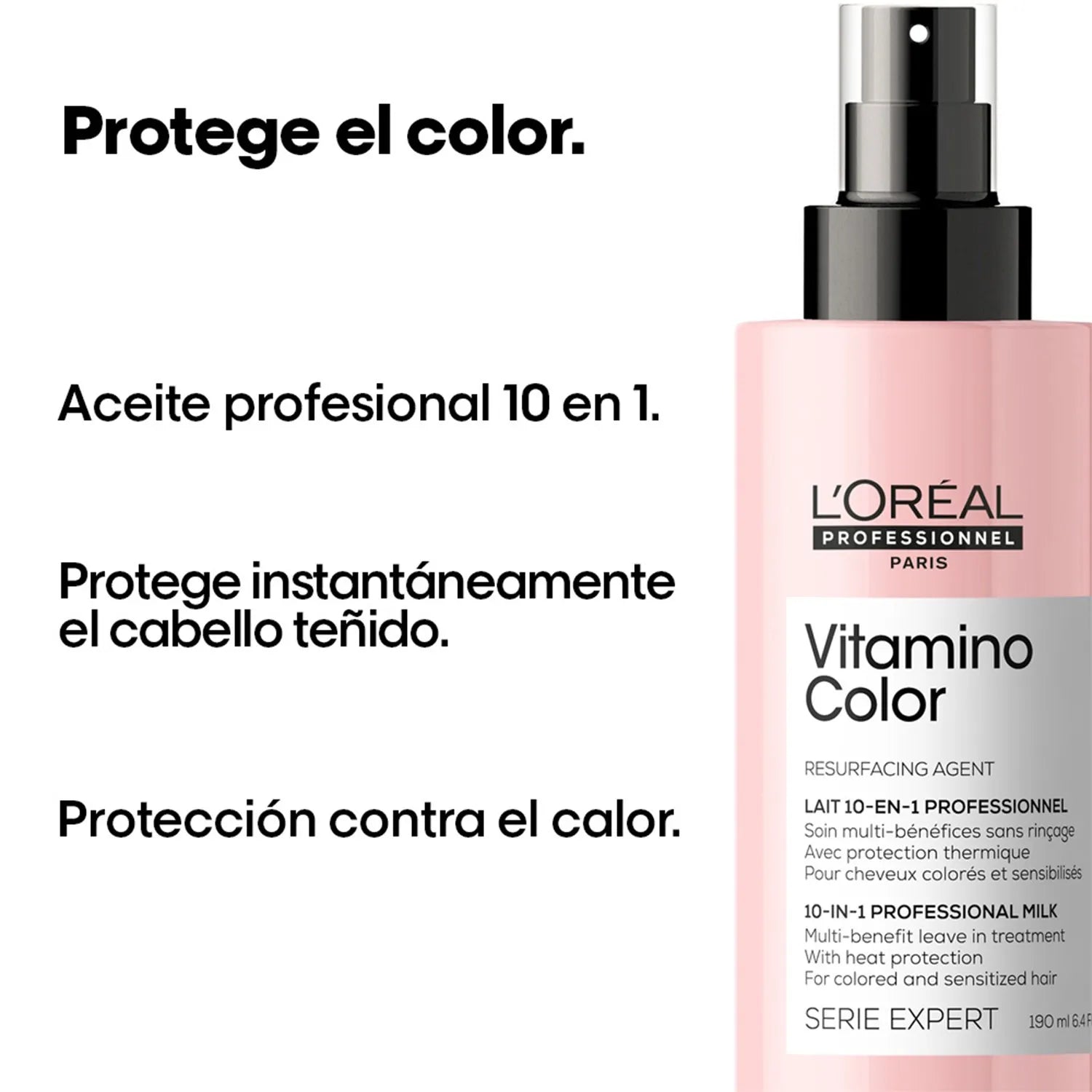 Spray LOréal Professionnel Vitamino Color cuida color 10 acciones en 1 190ml